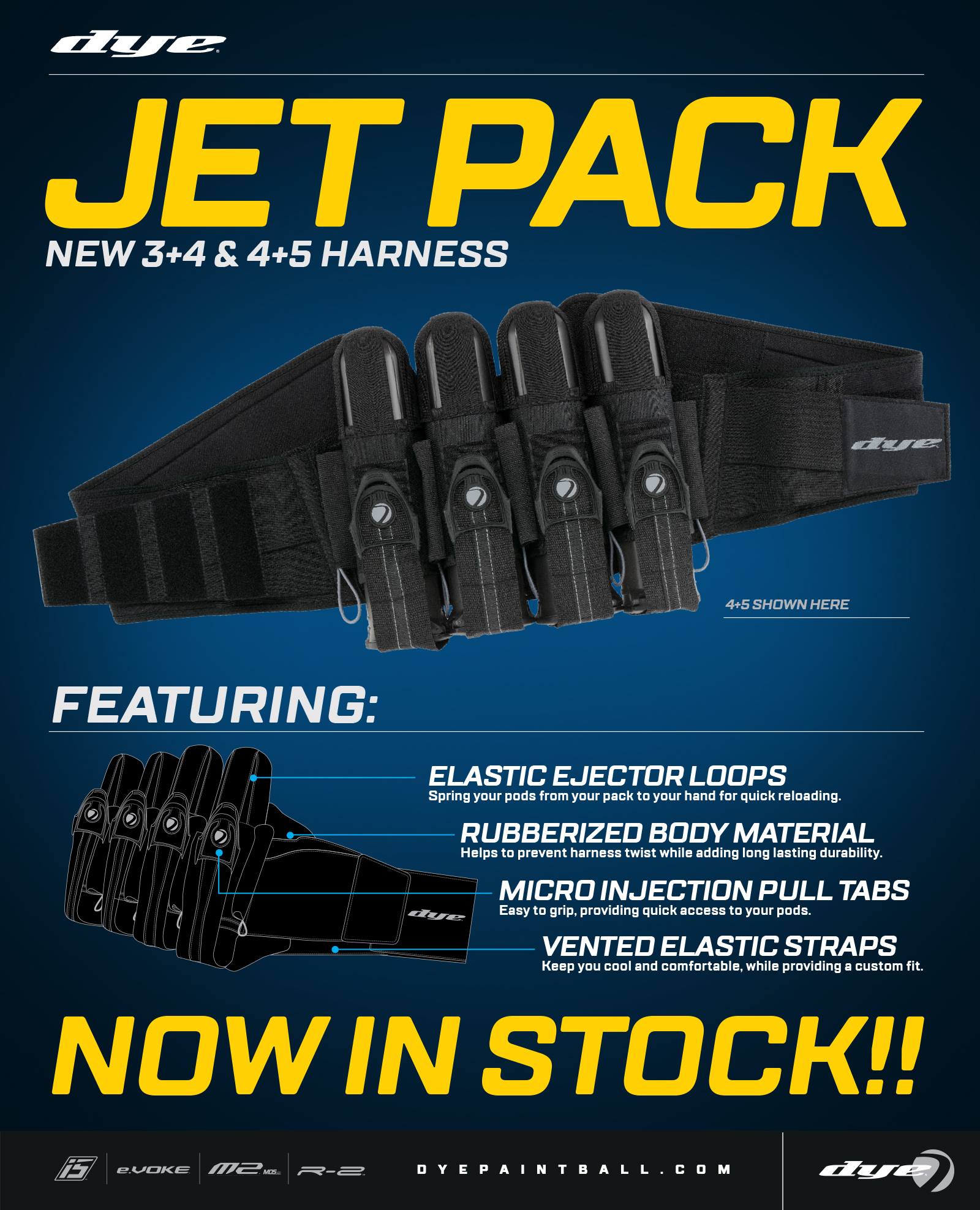Dye Jet Pack Harrness